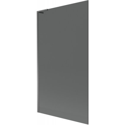 Mexen Next L, paravan de baie cu 1 aripă 100 x 150 cm, sticlă gri 6 mm, profil grafit, 895-100-000-03-40-95