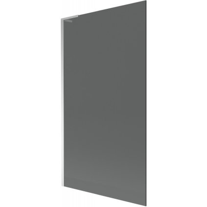 Mexen Next L, paravan de baie cu 1 aripă 100 x 150 cm, sticlă gri 6 mm, profil cromat, 895-100-000-03-40-01