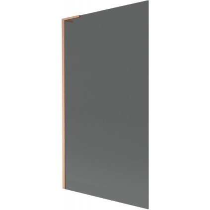 Mexen Next L, paravan de baie cu 1 aripă 100 x 150 cm, sticlă gri 6 mm, profil cupru, 895-100-000-03-40-65