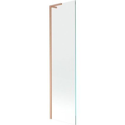 Mexen Next L, paravan de baie cu 1 aripă 50 x 150 cm, sticlă transparentă de 6 mm, profil de cupru, 895-050-000-03-00-65