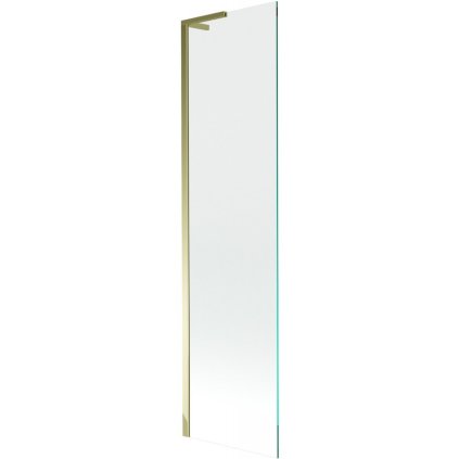 Mexen Next L, paravan de baie cu 1 aripă 50 x 150 cm, sticlă transparentă de 6 mm, profil auriu lucios, 895-050-000-03-00-50