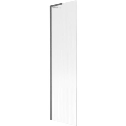 Mexen Next L, paravan de baie cu 1 aripă 50 x 150 cm, sticlă de 6 mm cu model nervuri, profil grafit, 895-050-000-03-09-66