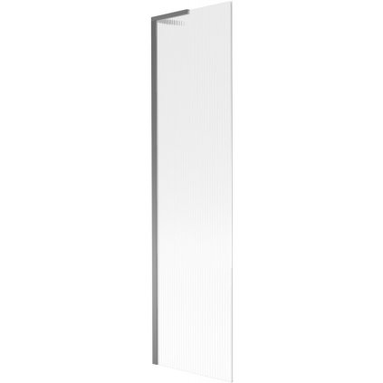 Mexen Next L, paravan de baie cu 1 aripă 50 x 150 cm, sticlă de 6 mm cu model nervuri, profil grafit, 895-050-000-03-09-95