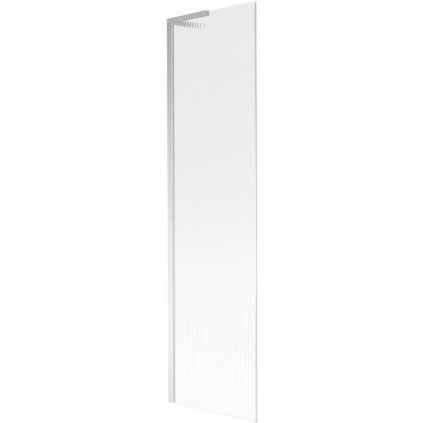 Mexen Next L, paravan de baie cu 1 aripă 50 x 150 cm, sticlă de 6 mm cu model nervuri, profil cromat, 895-050-000-03-09-01