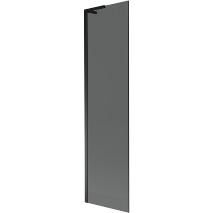 Mexen Next L, paravan de baie cu 1 aripă 50 x 150 cm, sticlă gri 6 mm, profil negru, 895-050-000-03-40-70