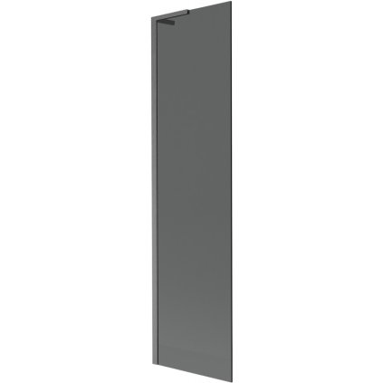 Mexen Next L, paravan de baie cu 1 aripă 50 x 150 cm, sticlă gri 6 mm, profil grafit, 895-050-000-03-40-66
