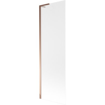 475157 4 mexen next l 1 kridlova vanova zastena 60 x 150 cm 6mm sklo namraza ruzove zlato profil 895 060 000 03 30 60