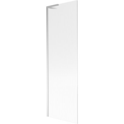 Mexen Next L, paravan de baie cu 1 aripă 60 x 150 cm, sticlă de 6 mm cu model nervuri, profil cromat, 895-060-000-03-09-01
