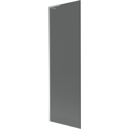 Mexen Next L, paravan de baie cu 1 aripă 60 x 150 cm, sticlă gri 6 mm, profil cromat, 895-060-000-03-40-01