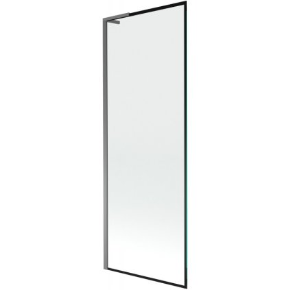 Mexen Next L, paravan de baie cu 1 aripă 70 x 150 cm, model sticlă transparentă-negru de 6 mm, profil grafit, 895-070-000-03-70-95