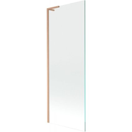 Mexen Next L, paravan de baie cu 1 aripă 70 x 150 cm, sticlă transparentă de 6 mm, profil de cupru, 895-070-000-03-00-65