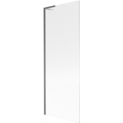 Mexen Next L, paravan de baie cu 1 aripă 70 x 150 cm, sticlă de 6 mm cu model nervuri, profil grafit, 895-070-000-03-09-66