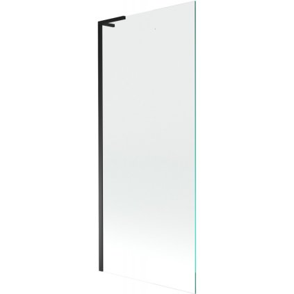 Mexen Next L, paravan de baie cu 1 aripă 80 x 150 cm, sticlă transparentă de 6 mm, profil negru, 895-080-000-03-00-70
