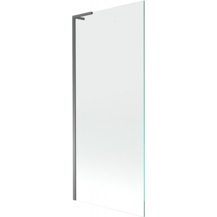 Mexen Next L, paravan de baie cu 1 aripă 80 x 150 cm, sticlă transparentă de 6 mm, profil grafit, 895-080-000-03-00-95