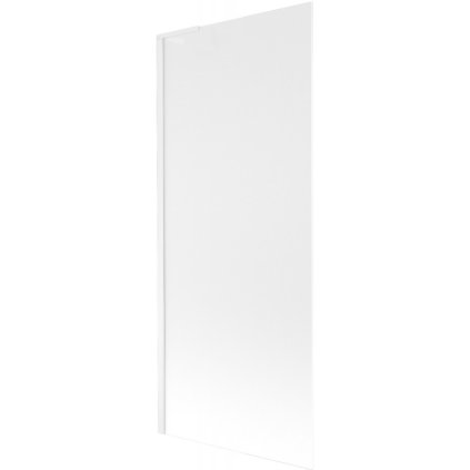 Mexen Next L, paravan de baie cu 1 aripă 80 x 150 cm, sticlă mată 6 mm, profil alb, 895-080-000-03-30-20
