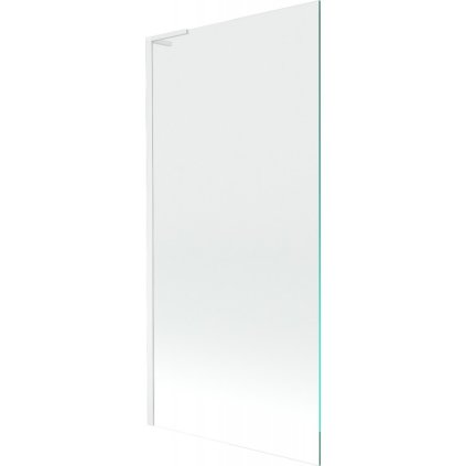 Mexen Next L, paravan de baie cu 1 aripă 90 x 150 cm, sticlă transparentă de 6 mm, profil alb, 895-090-000-03-00-20