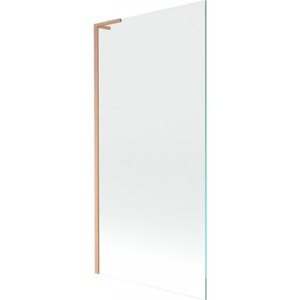 Mexen Next L, paravan de baie cu 1 aripă 90 x 150 cm, sticlă transparentă de 6 mm, profil de cupru, 895-090-000-03-00-65
