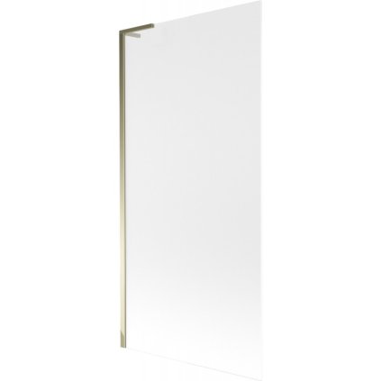 Mexen Next L, paravan de baie cu 1 aripă 90 x 150 cm, sticlă mată 6 mm, profil auriu lucios, 895-090-000-03-30-50