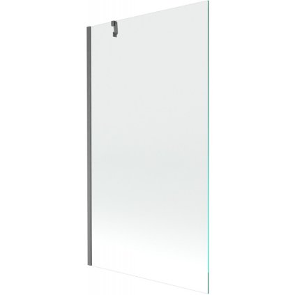 Mexen Next, paravan de baie cu 1 aripă 100 x 150 cm, sticlă transparentă de 6 mm, grafit periat, 895-100-000-00-00-66
