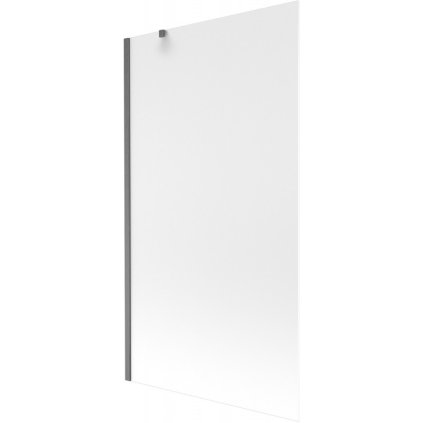 Mexen Next, paravan de baie cu 1 aripă 100 x 150 cm, sticlă mată de 6 mm, grafit periat, 895-100-000-00-30-66