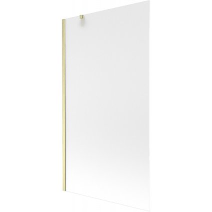484823 mexen next 1 kridlova vanova zastena 100 x 150 cm 6mm sklo namraza zlata matna 895 100 000 00 30 55