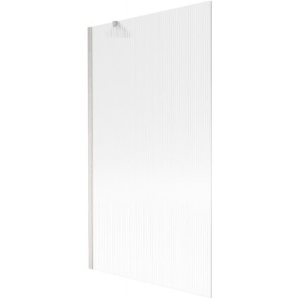 Mexen Next, paravan de baie cu 1 aripă 100 x 150 cm, nervuri din sticlă de 6 mm, oțel, 895-100-000-00-09-97