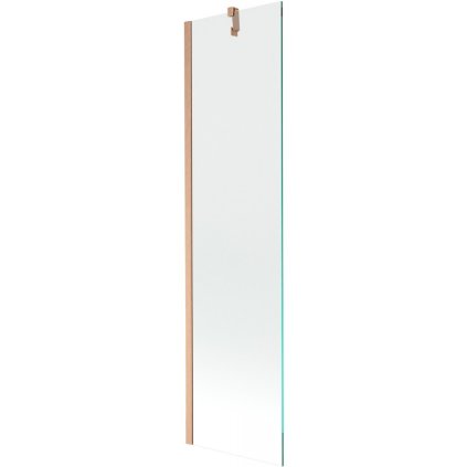Mexen Next, paravan de baie cu 1 aripă 50 x 150 cm, sticlă transparentă de 6 mm, cupru mat, 895-050-000-00-00-65
