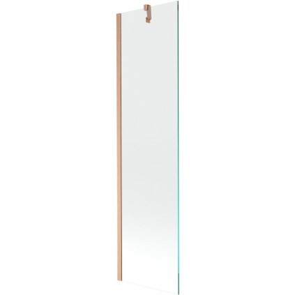 Mexen Next, paravan de baie cu 1 aripă 50 x 150 cm, sticlă transparentă de 6 mm, cupru mat, 895-050-000-00-00-65