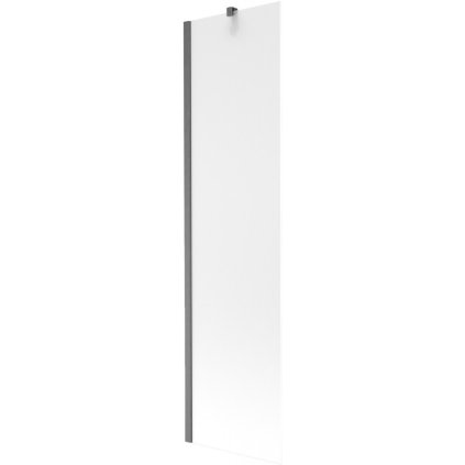 Mexen Next, paravan de baie cu 1 aripă 50 x 150 cm, sticlă mată de 6 mm, grafit lustruit, 895-050-000-00-30-66