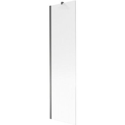 Mexen Next, paravan de baie cu 1 aripă 50 x 150 cm, nervuri de sticlă de 6 mm, grafit, 895-050-000-00-09-95