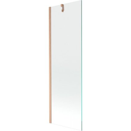 Mexen Next, paravan de baie cu 1 aripă 60 x 150 cm, sticlă transparentă de 6 mm, cupru mat, 895-060-000-00-00-65