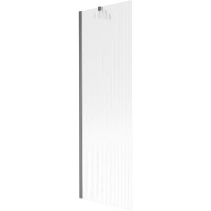 Mexen Next, paravan de baie cu 1 aripă 60 x 150 cm, nervuri de sticlă de 6 mm, grafit periat, 895-060-000-00-09-66