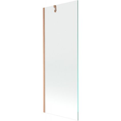 Mexen Next, paravan de baie cu 1 aripă 70 x 150 cm, sticlă transparentă de 6 mm, cupru mat, 895-070-000-00-00-65