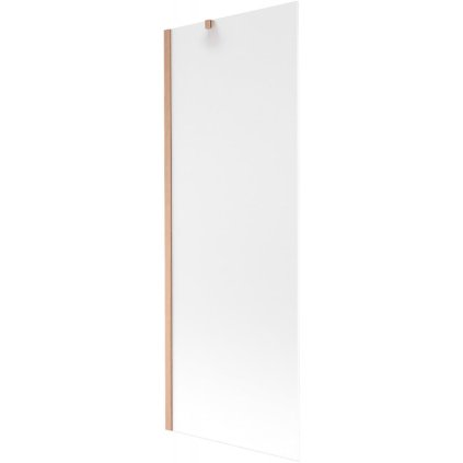 Mexen Next, paravan de baie cu 1 aripă 70 x 150 cm, sticlă mată 6 mm, cupru mat, 895-070-000-00-30-65