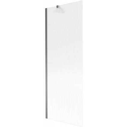 Mexen Next, paravan de baie cu 1 aripă 70 x 150 cm, nervuri din sticlă de 6 mm, grafit, 895-070-000-00-09-95
