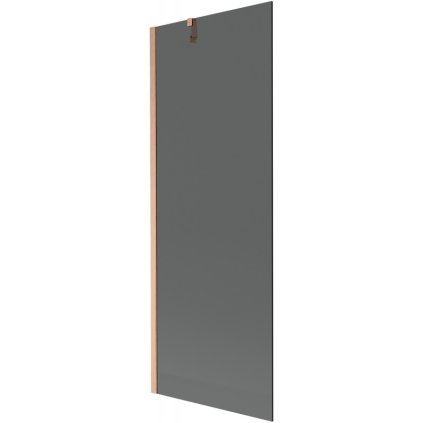 484958 mexen next 1 kridlova vanova zastena 70 x 150 cm 6mm sede sklo medena matna 895 070 000 00 40 65
