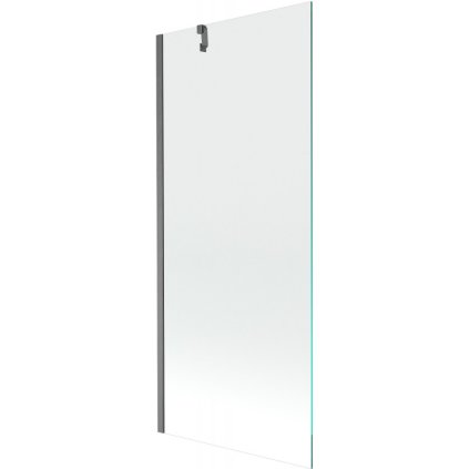Mexen Next, paravan de baie cu 1 aripă 80 x 150 cm, sticlă transparentă de 6 mm, grafit periat, 895-080-000-00-00-66