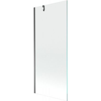 Mexen Next, paravan de baie cu 1 aripă 80 x 150 cm, sticlă transparentă de 6 mm, grafit, 895-080-000-00-00-95