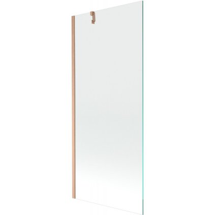 Mexen Next, paravan de baie cu 1 aripă 80 x 150 cm, sticlă transparentă de 6 mm, cupru mat, 895-080-000-00-00-65