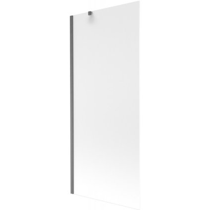 Mexen Next, paravan de baie cu 1 aripă 80 x 150 cm, sticlă mată de 6 mm, grafit periat, 895-080-000-00-30-66