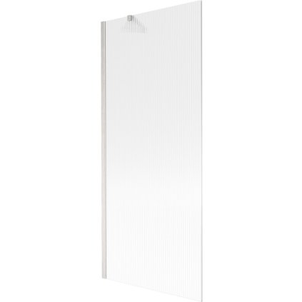 Mexen Next, paravan de baie cu 1 aripă 80 x 150 cm, nervuri din sticlă de 6 mm, oțel, 895-080-000-00-09-97