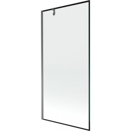 Mexen Next, paravan de baie cu 1 aripă 90 x 150 cm, sticlă transparentă de 6 mm - model negru, grafit, 895-090-000-00-70-95