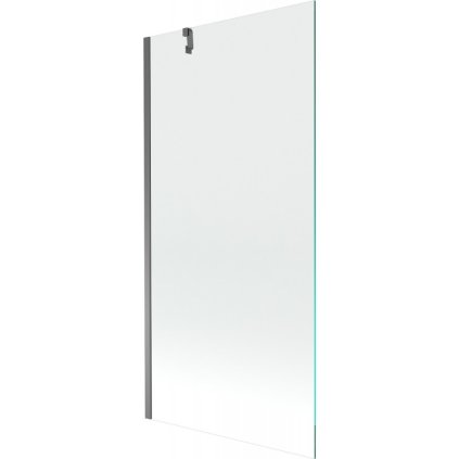 Mexen Next, paravan de baie cu 1 aripă 90 x 150 cm, sticlă transparentă de 6 mm, grafit, 895-090-000-00-00-95