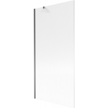 Mexen Next, paravan de baie cu 1 aripă 90 x 150 cm, nervuri de sticlă de 6 mm, grafit, 895-090-000-00-09-95