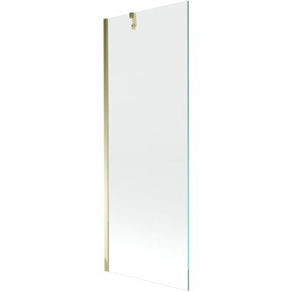 Mexen Next, paravan de baie 1 aripă 70 x 150 cm, aripă fixă, sticlă transparentă de 6 mm, profil auriu, 895-070-000-00-00-50