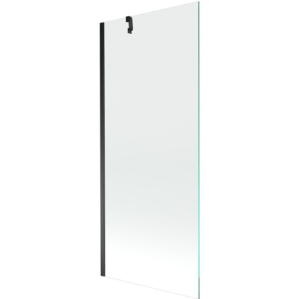Mexen Next, paravan de baie 1 aripă 80 x 150 cm, aripă fixă, sticlă transparentă de 6 mm, profil negru, 895-080-000-00-00-70