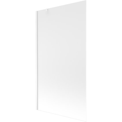 Mexen Next, paravan de baie 1 aripă 100 x 150 cm, aripă fixă, sticlă mată 6 mm, profil alb, 895-100-000-00-30-20