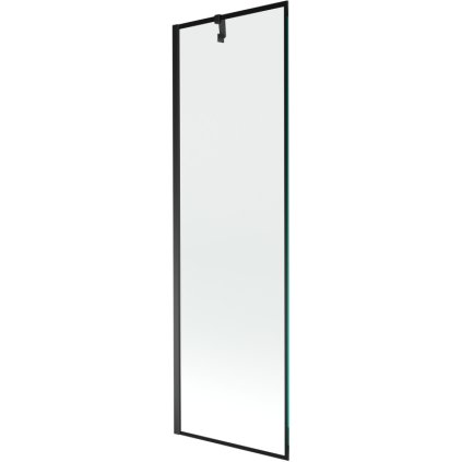 Mexen Next, paravan de baie 1 aripă 60 x 150 cm, aripă fixă, sticlă transparentă de 6 mm cu model negru, profil negru, 895-060-000-00-70-70