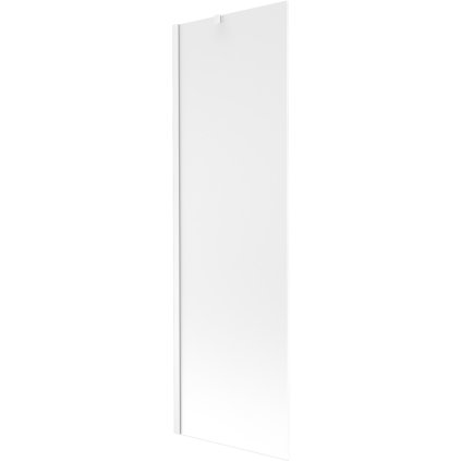 Mexen Next, paravan de baie 1 aripă 60 x 150 cm, aripă fixă, sticlă mată 6 mm, profil alb, 895-060-000-00-30-20