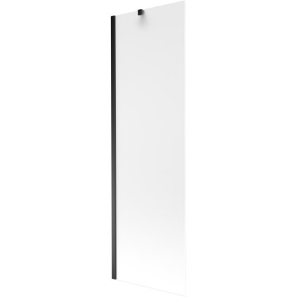 Mexen Next, paravan de baie 1 aripă 60 x 150 cm, aripă fixă, sticlă mată 6 mm, profil negru, 895-060-000-00-30-70